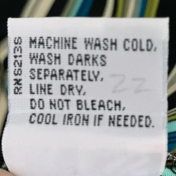 Guess Vintage Striped Y2K Button Up Blouse Size M - Picture 6 of 6